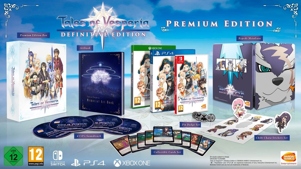 juguete equipo Tales of Vesperia